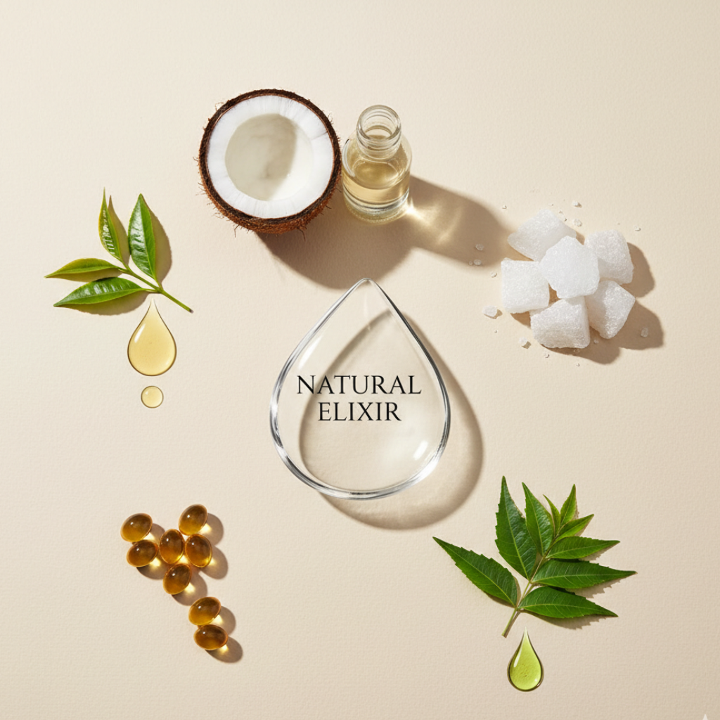ingredient of skin care oil image
